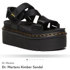 Dr. Martens Black Platform Sandals